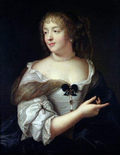 Portret van Marie de Rabutin-Chantal, Madame de Sevigne (1626-96) door Claude Lefebvre